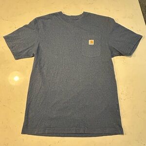 Carhartt Men's Heather Blue Short Sleeve Tee
